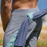 Gay Gym Shorts With Sweat Towel / Shirt Holder
